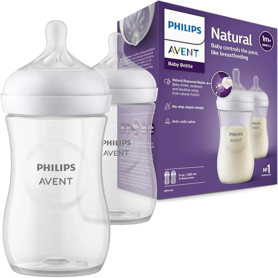 1+1 Philips | Avent Natural Bottle Response 1M+ | 260ml
