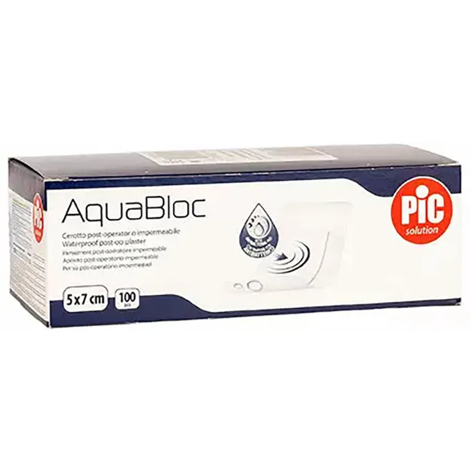 Pic AquaBloc Post Operative Plasters | 100 Pcs 5x7