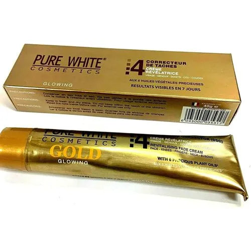 Pure White | Gold Glowing Cream For Reduce The Dark Spots | 40g