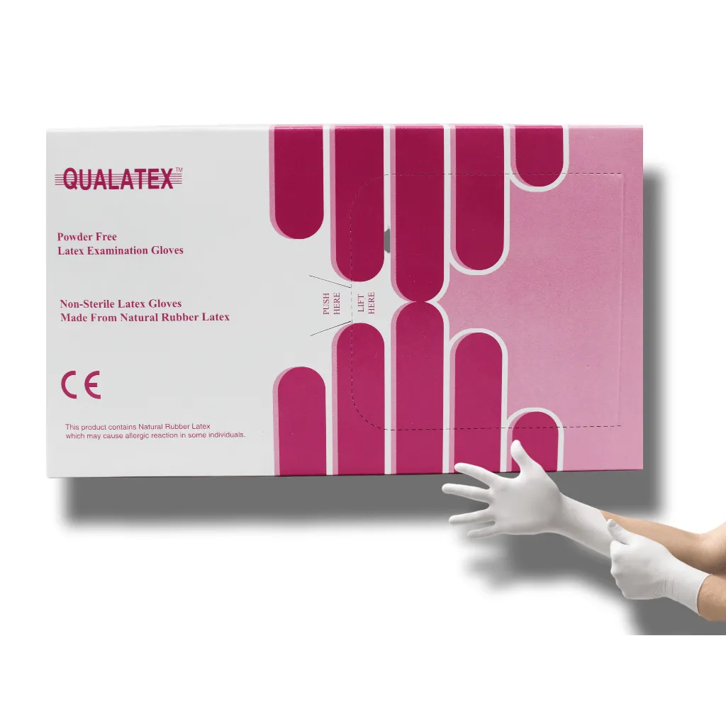 Qualatex | Powder Free Examination Gloves XL | 100 Pcs