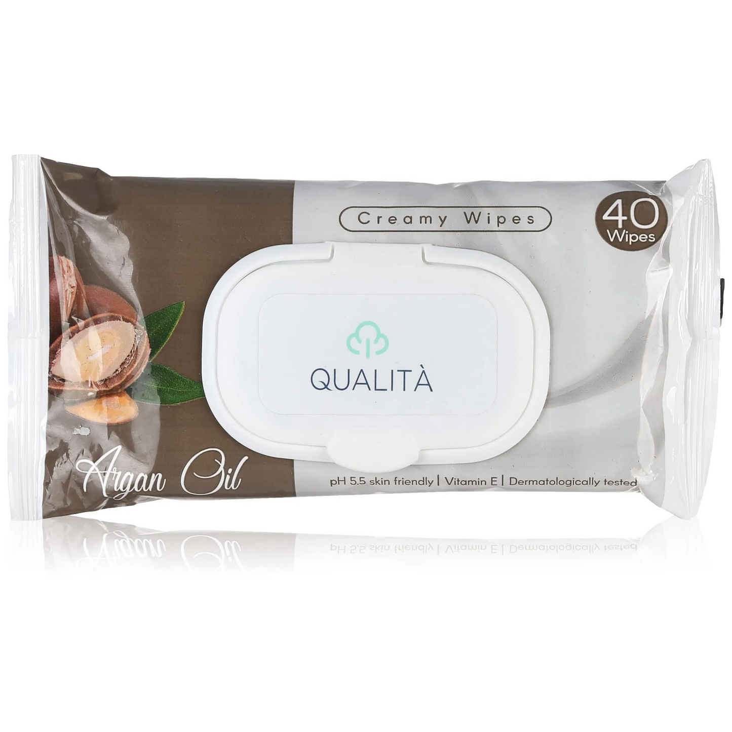 Qualita | Antiseptic Wipes with Argan Oil | 40Pcs
