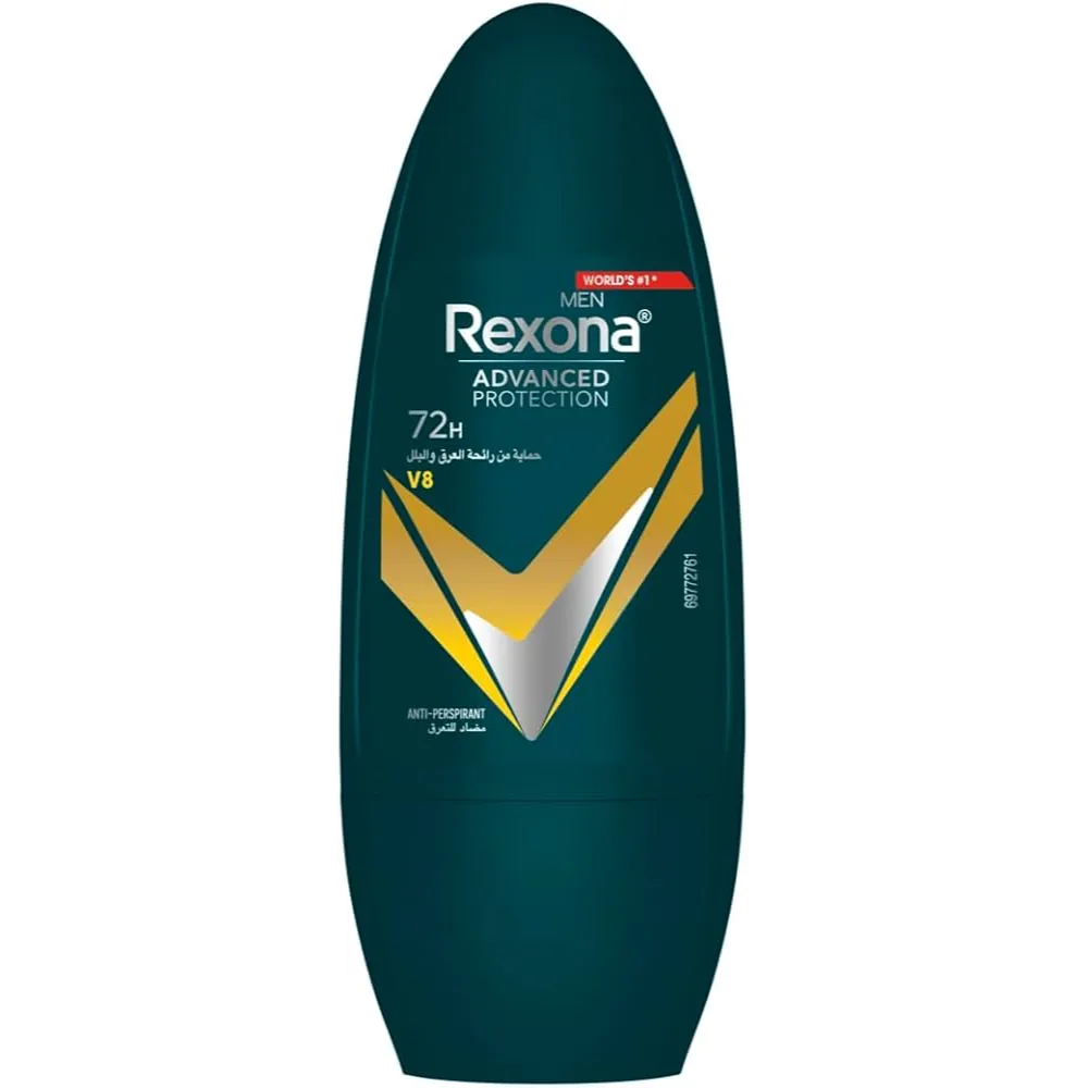 Rexona | Men Advanced Protection 72H+ Antiperspirant Deodorant V8 Roll On | 50ML