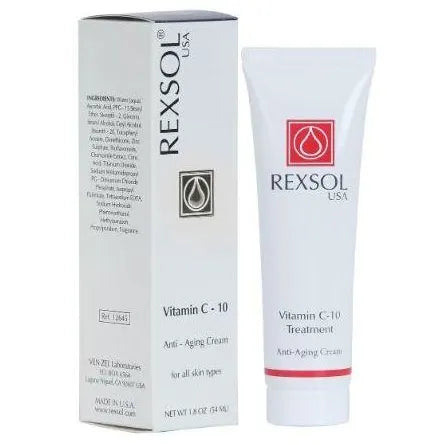 Rexsol | Vitamin C-10 Anti-Aging Face Cream for All Skin Types | 54ml