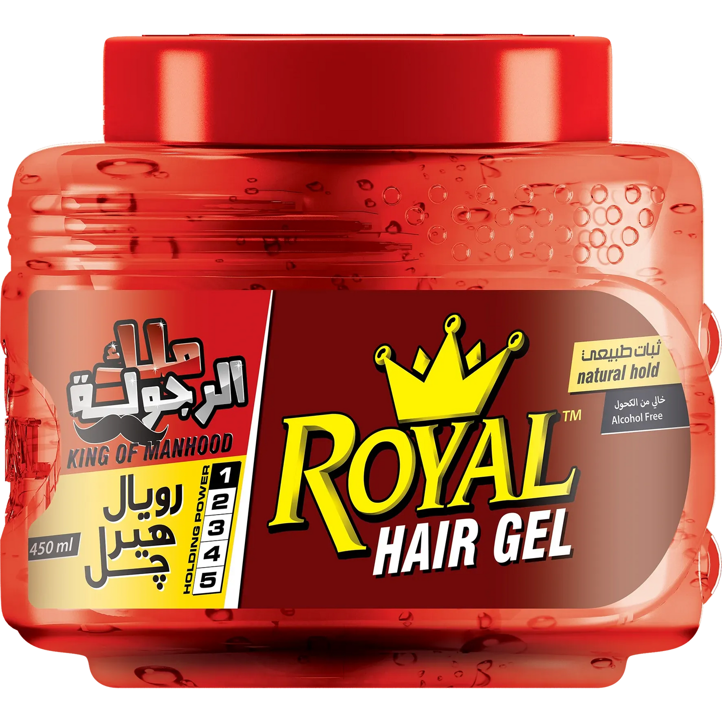 Royal | Wet Look Hair Gel Red | 600ml