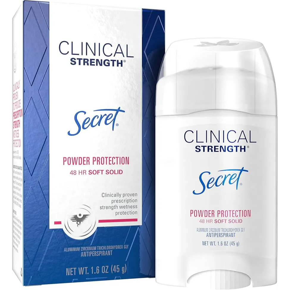 Clinical Strength | Secret Soft Solid Powder Protection Deodorant | 45gm