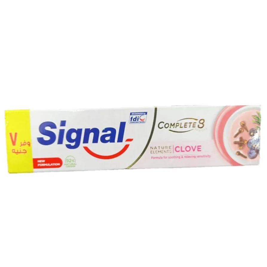 Signal | Complete 8 Toothpaste with Clove Extract | 100ml | 7 L.E Off