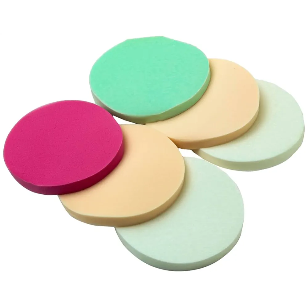 Sonata | Round Makeup Sponge Multicolor | 6 Pcs