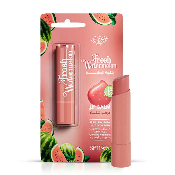 Eva Skin Care Senses Lip Balm Fresh Watermelon 4 Gm