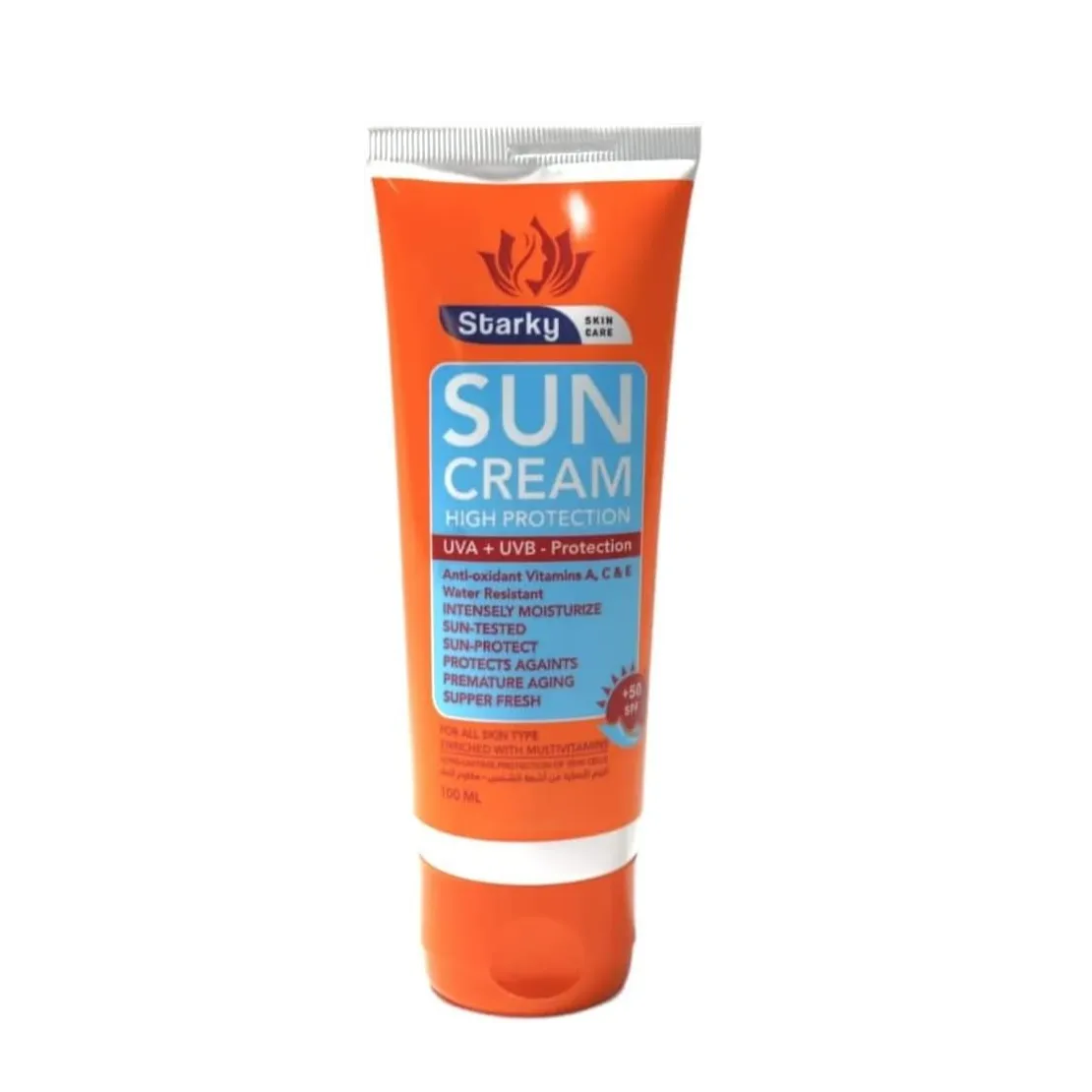 Starky | Skin Care Sun Cream + 50 SPF | 100ml