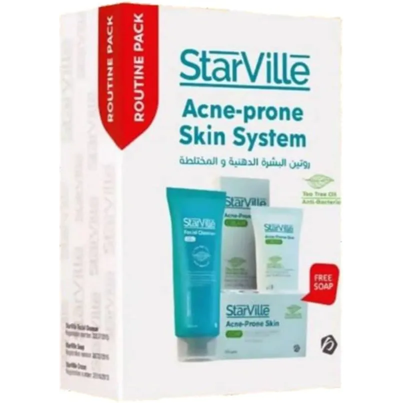 Starville | Offer Gel Cleanser + Acne Cream + Acne Soap