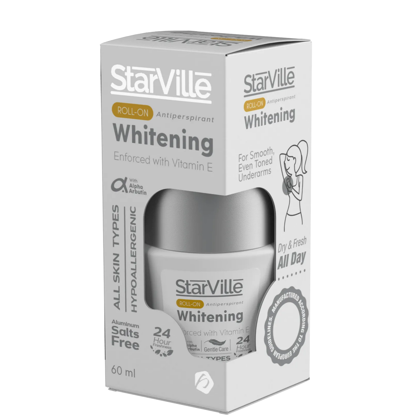 Starville | Whitening Roll on Original Antiperspirant | 60ml