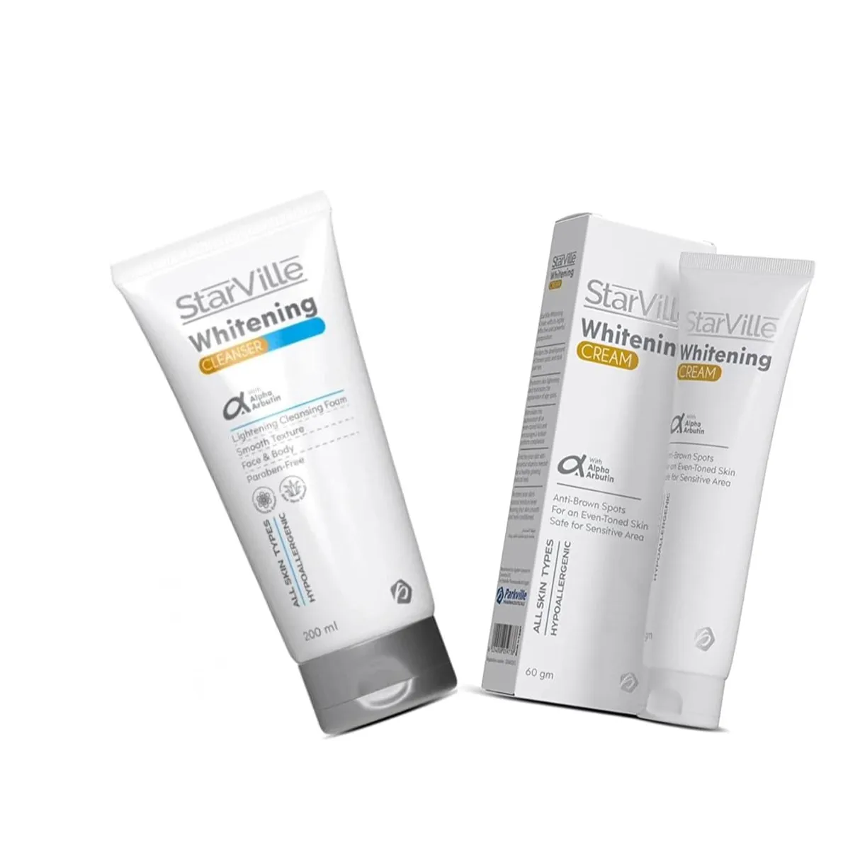 Starville | Whitening Cleanser 200ml + Whitening Cream 60gm 1+1 Offer