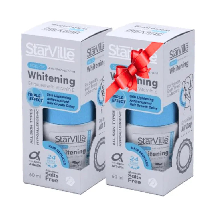 Starville | Whitening Roll On Hair Reducer | 60ml (1+50% Off on Second Piece)