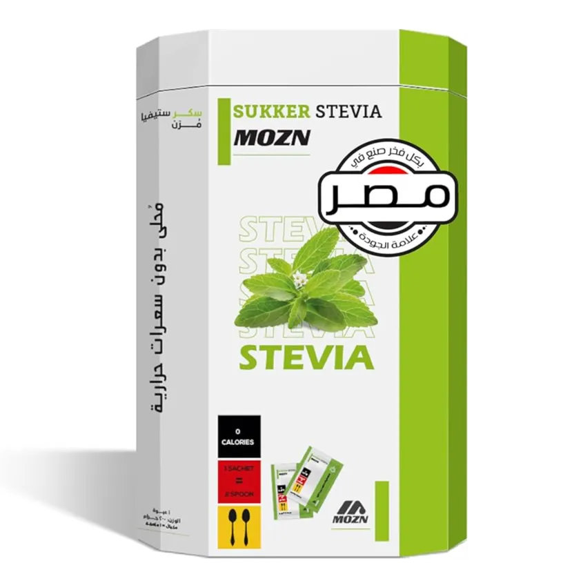 Mozn | Sukker Stevia Diet Sugar Sweetener 2gm | 30 Sachs