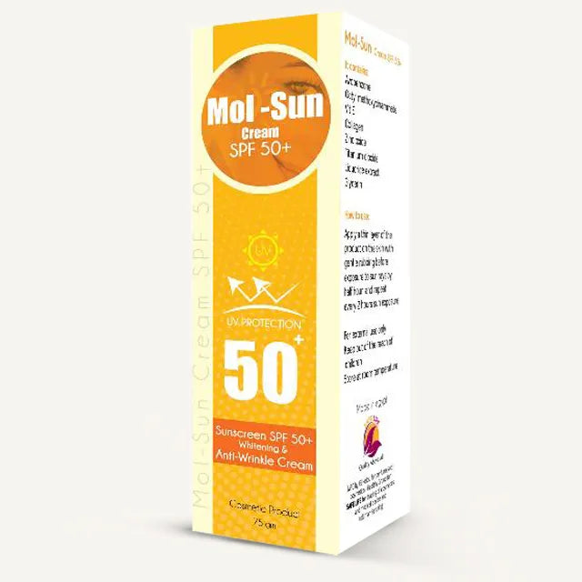 Mol Sun | Anti Wrinkle Sunscreen Cream Spf +50 | 75ml