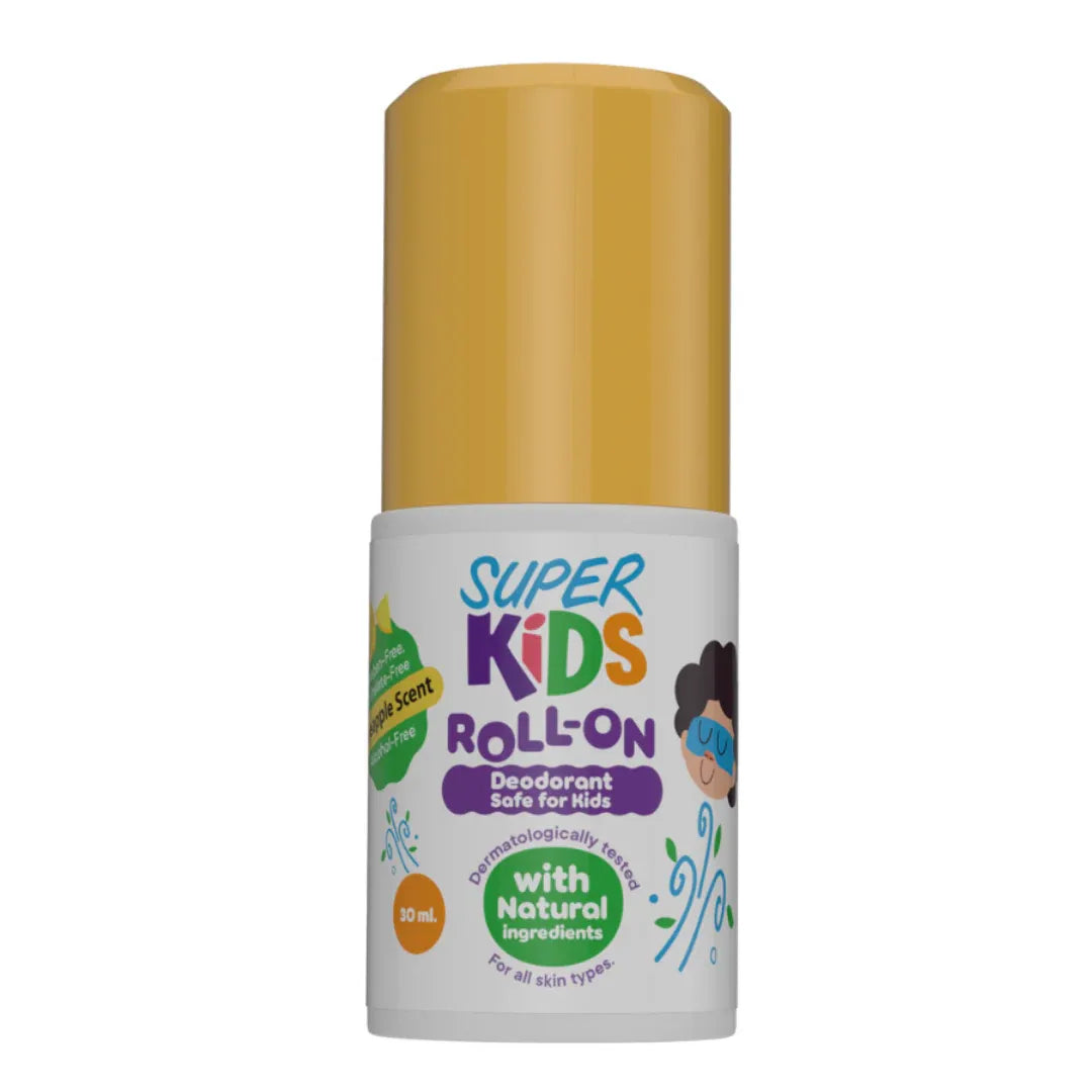 SuperKids | Roll On Deodorant Safe For Kids Pineapple Scent | 30ml