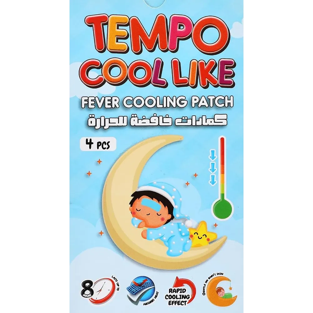 Tempo Cool | Like Fever Cooling Patch | 4 Pcs