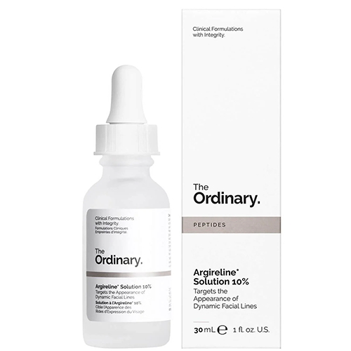 The Ordinary 10% Argerlin Solution Specializing in Motor Wrinkles