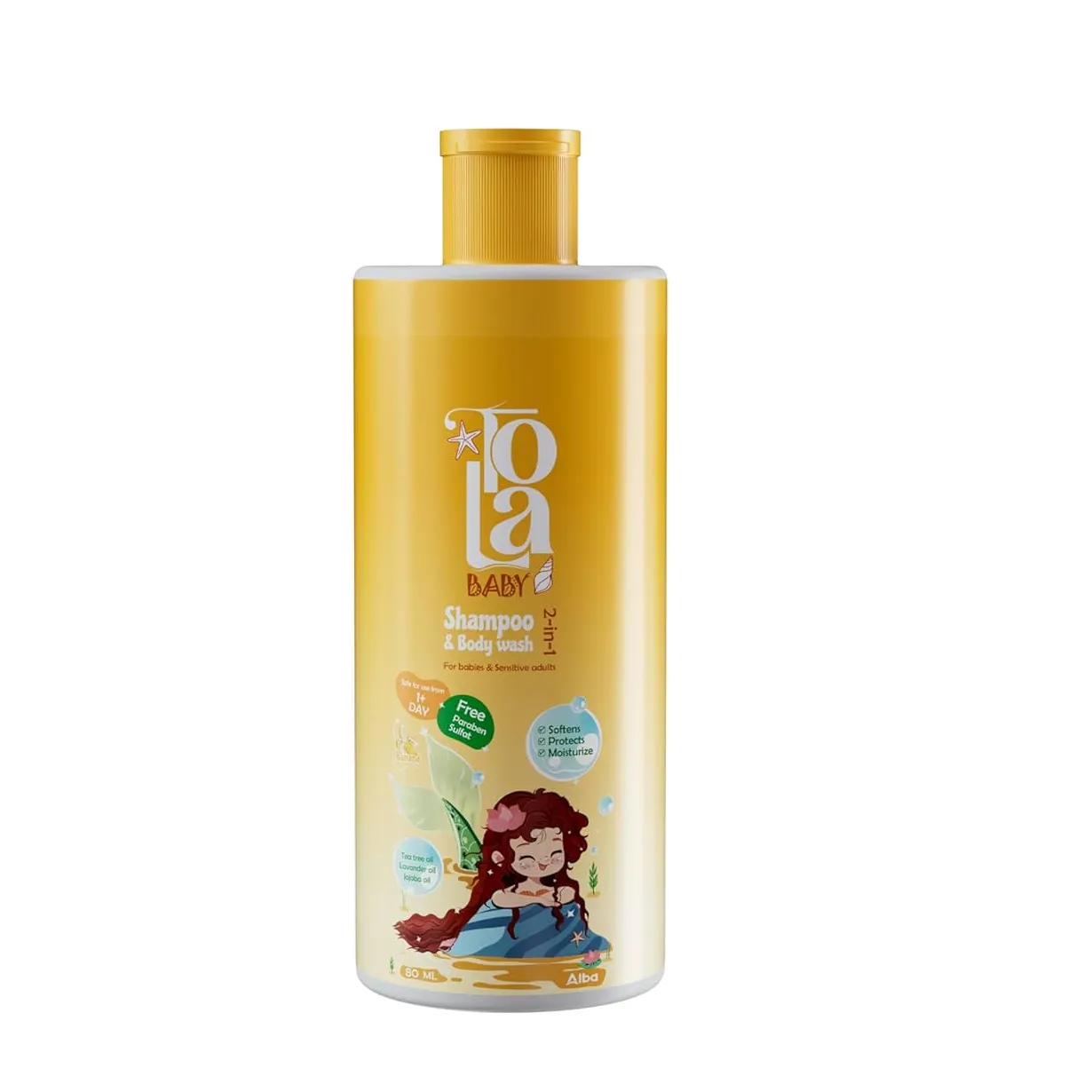 Tola | Baby Hair Shampoo & Body Wash | 80ml