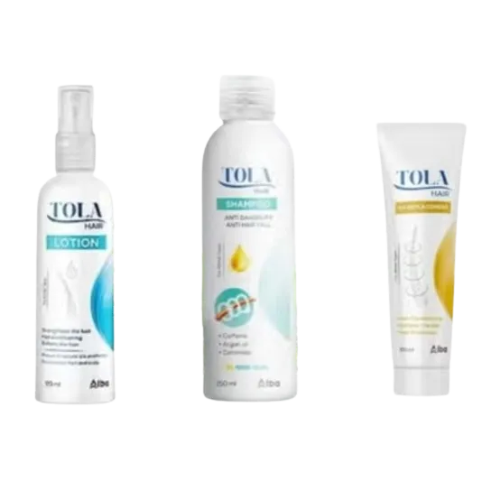Tola Hair | Shampoo 250ml + Lotion 100ml + OIL Replacement 100ml