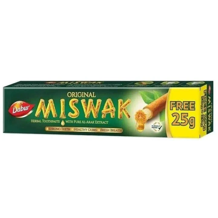 Miswak | Dabur Toothpaste | 50ml + 25ml Free