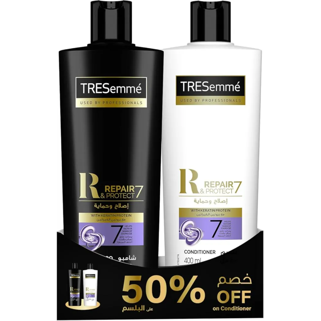 TRESemmé | Shampoo Repair & Protect 7 400ML + Tresemmé Conditioner Repair & Protect 7 400ML
