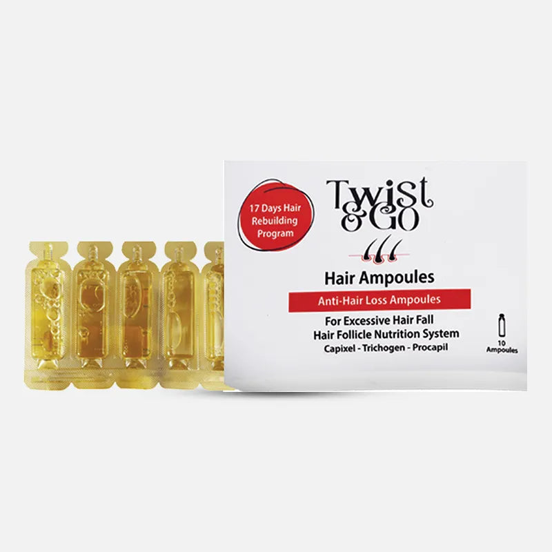 Twist & Go | Anti Hair Loss Ampoules | 10 Ampoules