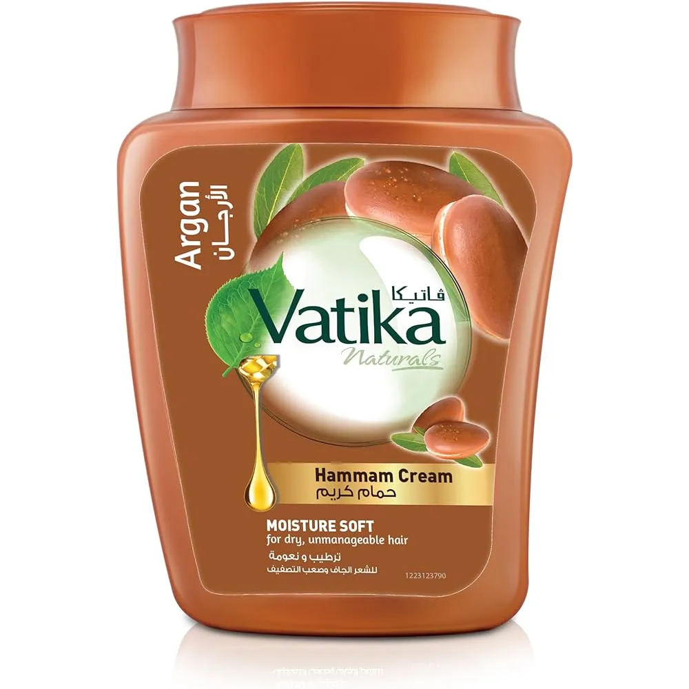 Vatika | Hammam Cream Moisture Soft With Argan | 900gm