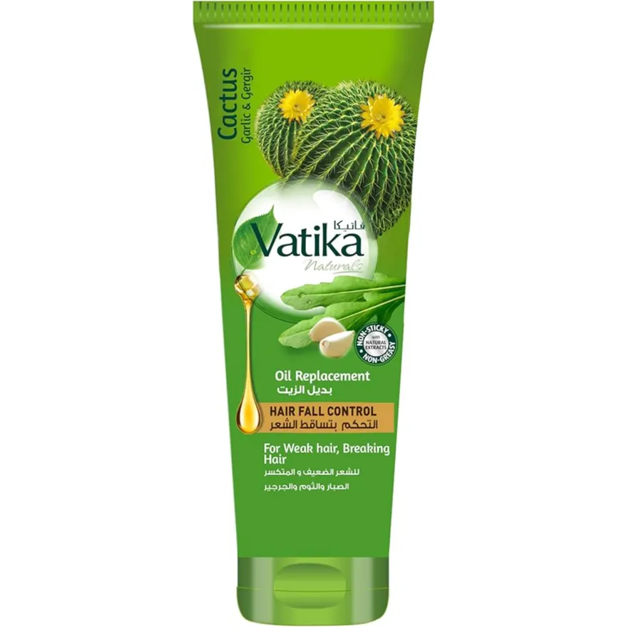 Vatika | Naturals Hair Fall Control Oil Replacement with Cactus, Garlic & Gergir | 200ml