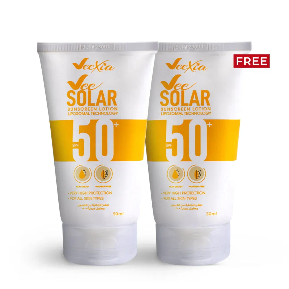 Vee Solar | Sunscreen Lotion SPF50+ | 50ml (1+1)