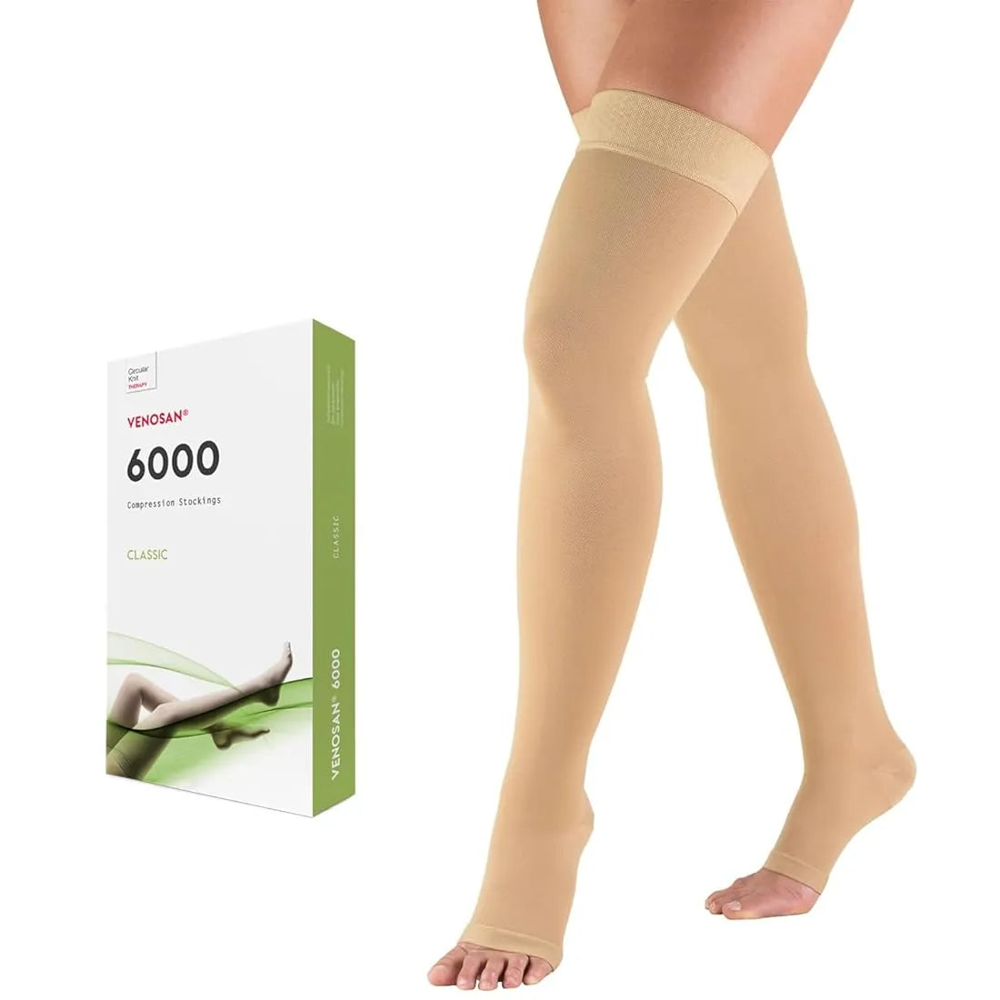 Venosan | 6000 Above Knee Open Toe XL