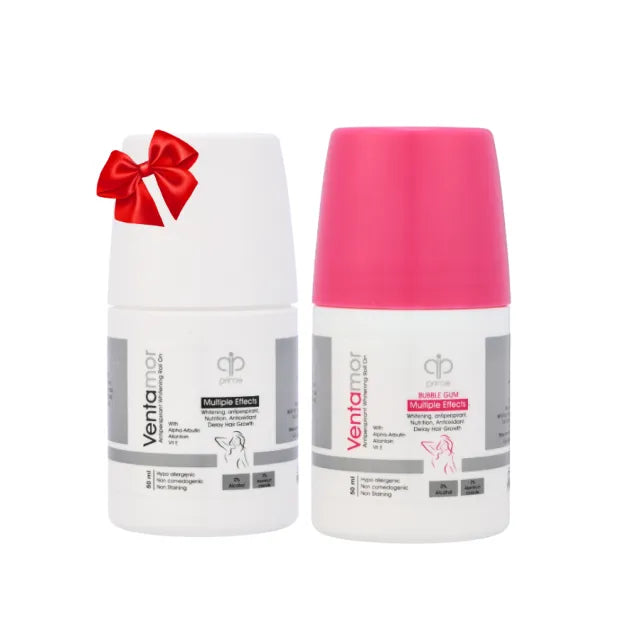 Ventamor | Antiperspirant Roll On Original +Roll On Bubble Gum | 50ml