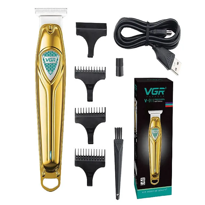 VGR | V-911 Professional Corded & Cordless Hair Trimmer Runtime 180 Minutes Trimmer for Men's Golden