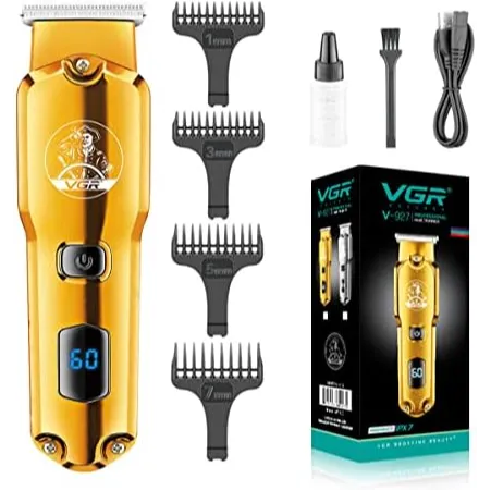 VGR | V-927 Professional Rechargeable Hair Trimmer Runtime 60 Min Trimmer for Men Gold