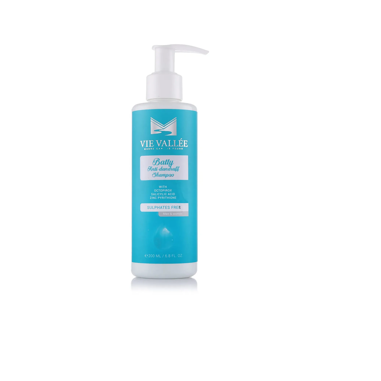 Vie Vallee | Batty Anti-Dandruff & Anti-Hair Loss Shampoo with Octopirox, Salicylic Acid & Zinc Pyrithione | 200ml