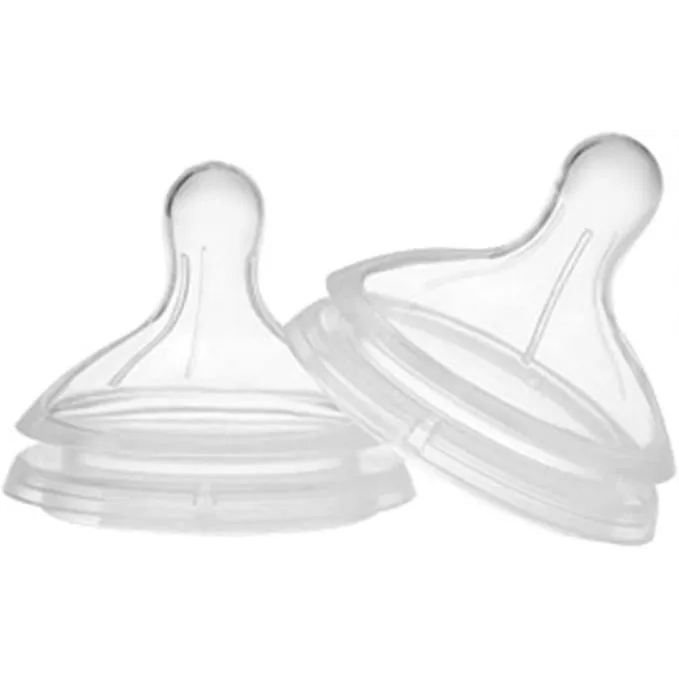 Wee Baby | Natural Feeling Silicone Nipple | 2 Pcs