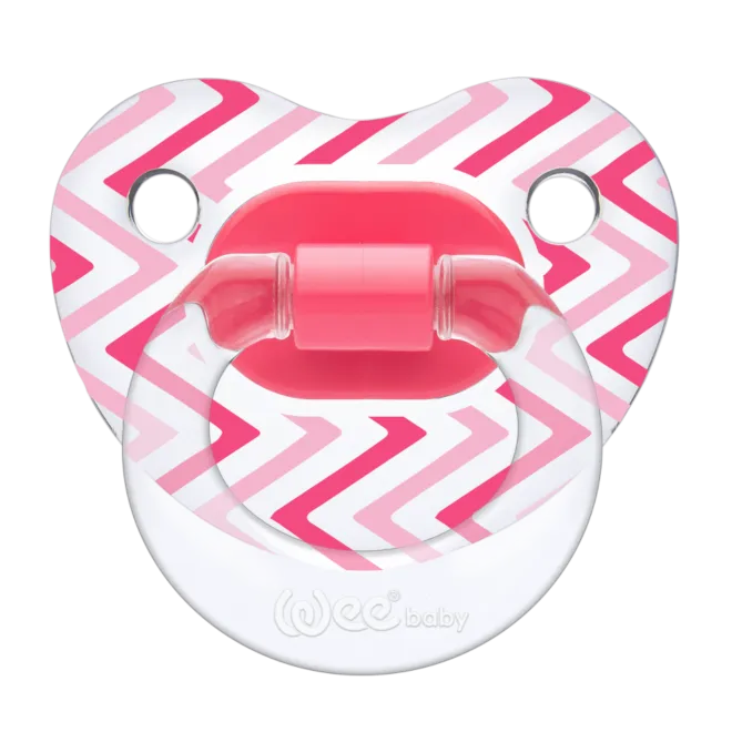 Wee Baby | Orthodontic Soother No 1 from 0-6M Red | 1 Pc