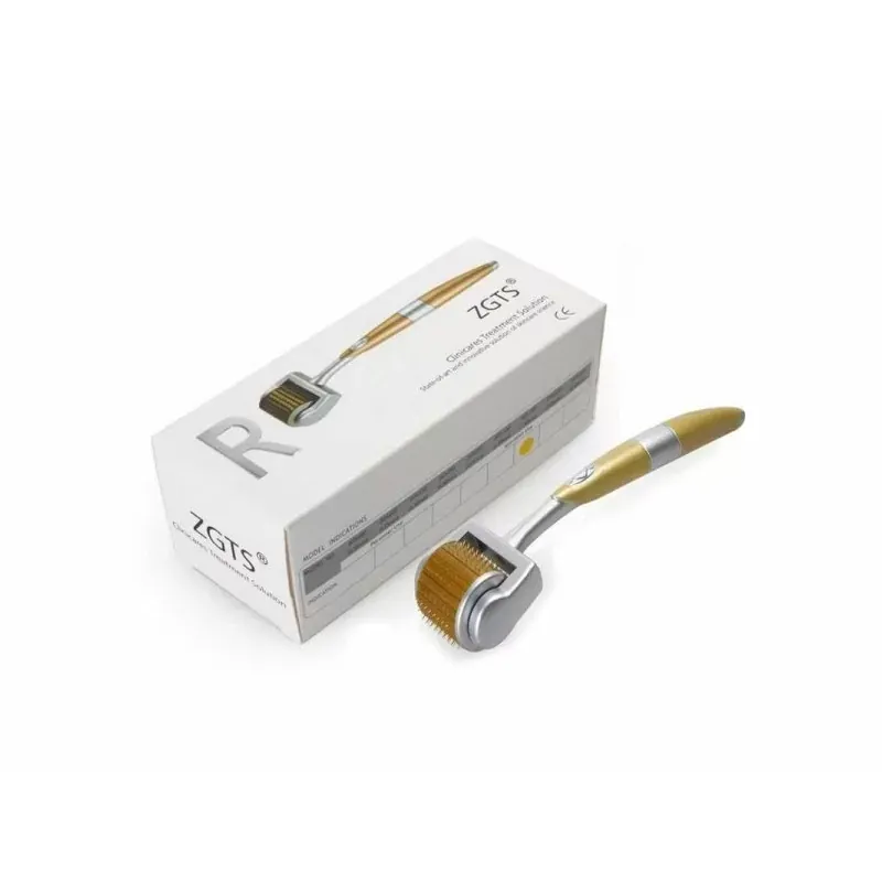 Zgts | Sterile Gold Derma Roller With 0.50Mm Needles | 1 Pcs