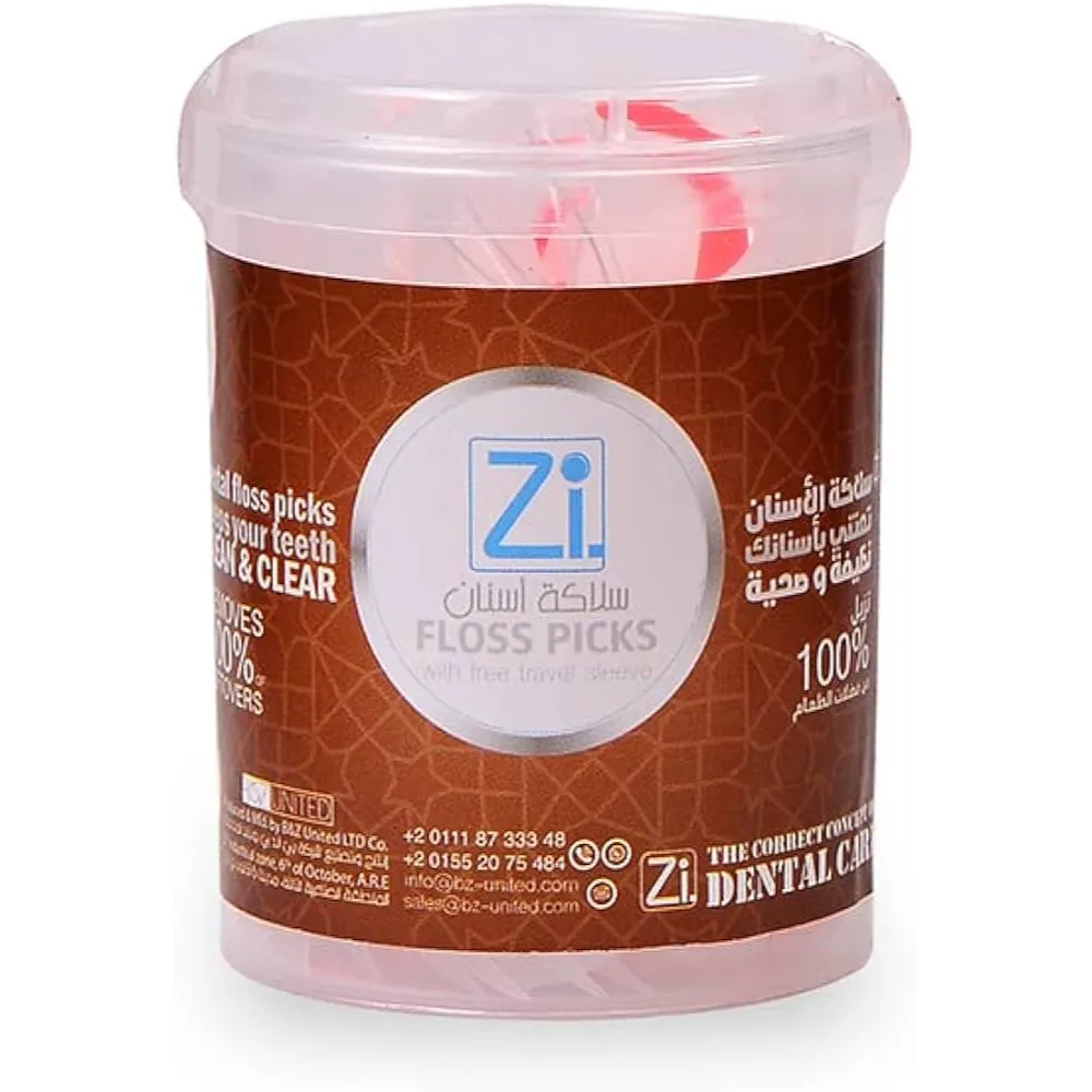 Zi | Dental Floss Picks | 60 Pcs