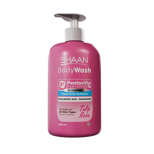 SHAAN Tulip Rose Hydrating Body Wash 480 Ml