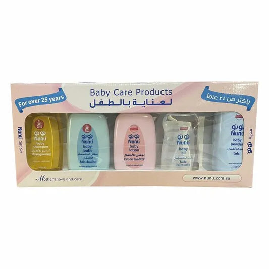 Nunu | Set Baby Care Products | 200ml | 5 Pcs