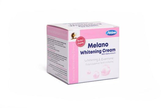 Melano Melano Whitening cream with Alpha Arbutin jar