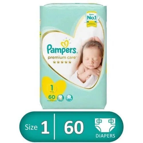 Pampers | Premium Care Size 1 | 60 Pcs