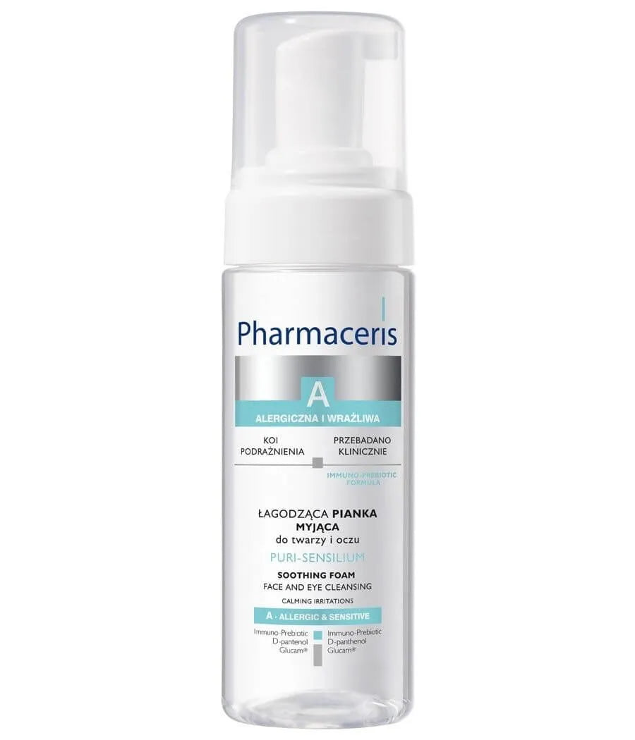 Pharmaceris | A-Puri-Sensilium soothing foam face and eye cleansing | 150 ml