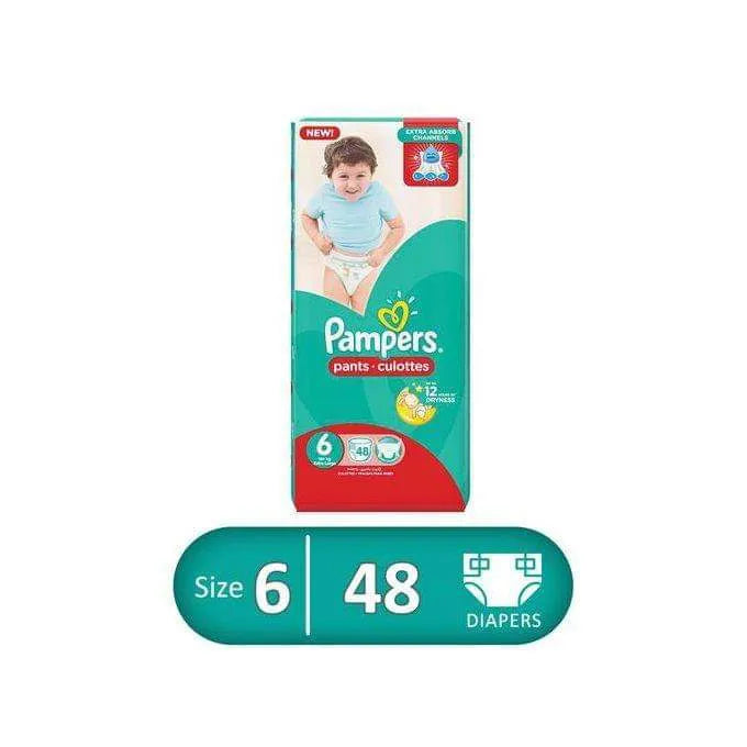 Pampers | Baby Pants Diapers Size 6 | 48 Pcs