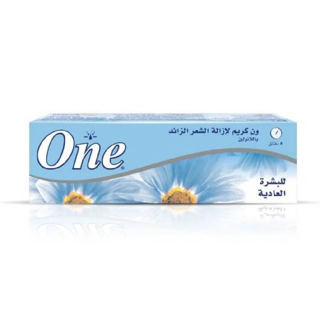 One | Hair Removal Cream Enriched with Lanolin for Normal Skin | 40gm