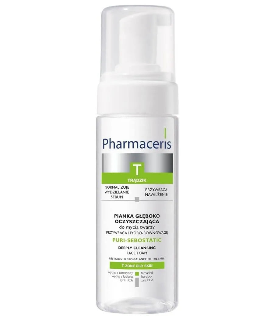 Pharmaceris | T-Puri-Sebostatic Deeply Cleansing Face foam | 150 ml