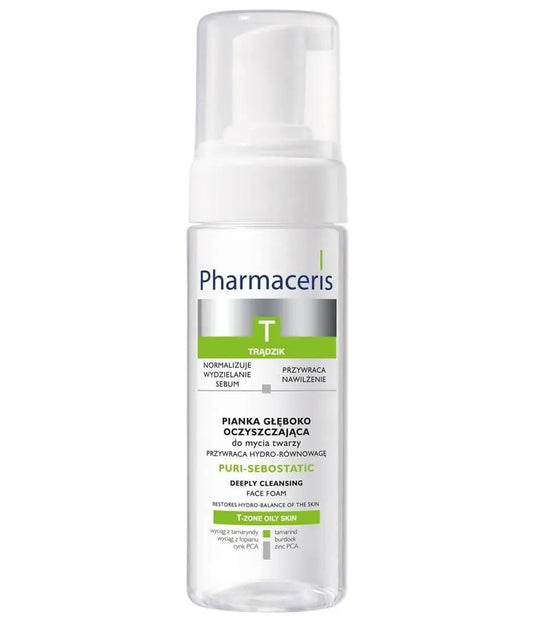 Pharmaceris | T-Puri-Sebostatic Deeply Cleansing Face foam | 150 ml