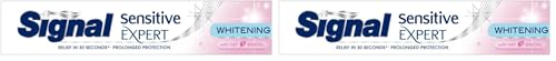 Signal Sensitive Expert Whitening with HAP mineral for relief in 30 seconds and prolonged protection Toothpaste 75ml (Pack of 2)