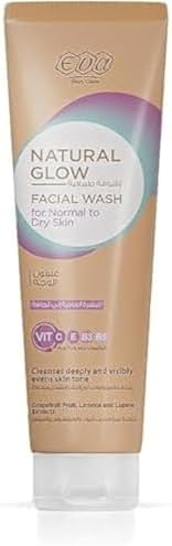 Eva Skin Care Natural Glow Facial Wash for Normal to Dry Skin 100 ml